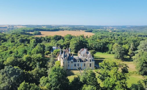 Castle in Mirande, Occitania, France 1