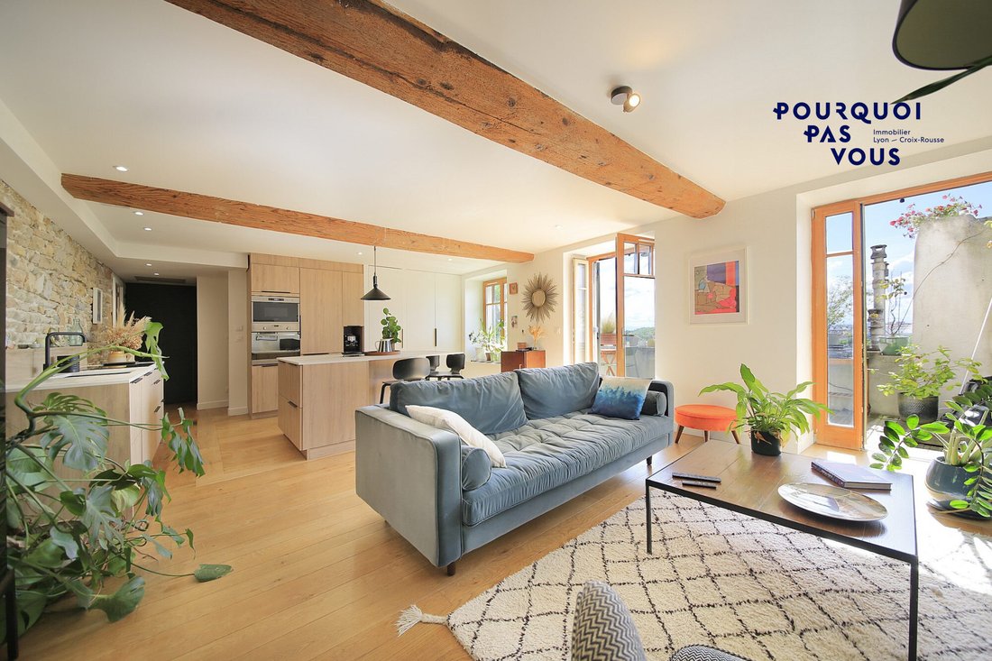 Apartment in Croix Rousse-Gros Caillou, Lyon 4e Arrondissement, Lyon 3 - 18206899