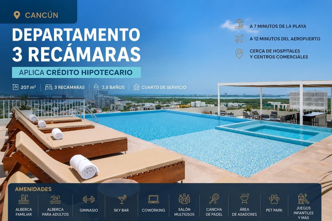 Apartment in Cancún, Quintana Roo, Mexico 1 - 18203273