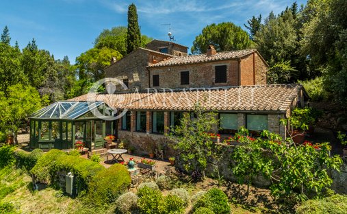 Maisons de campagne à Pienza, Toscane, Italie 1
