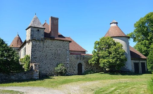Castle in Anzême, Nouvelle-Aquitaine, France 1