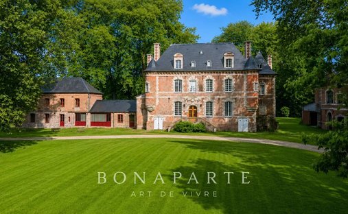 Castle in Blangy-sur-Bresle, Normandy, France 1