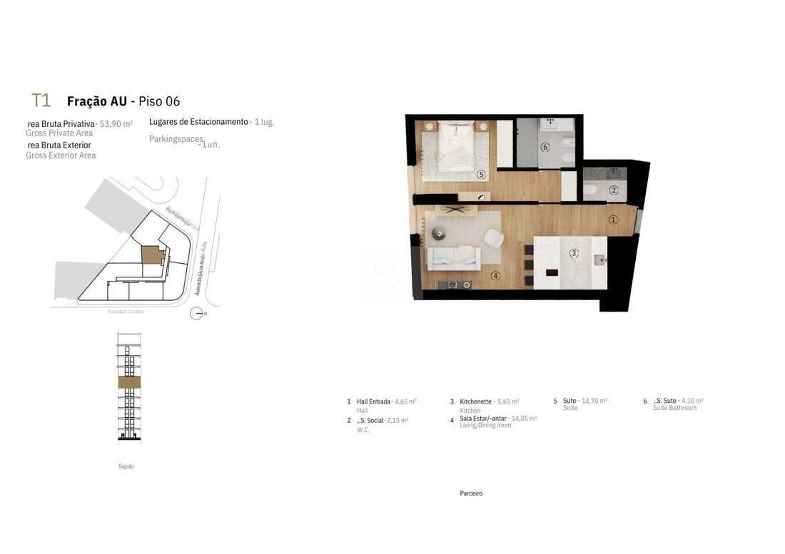 Apartment in Alvalade, Lisbon, Portugal 5 - 18231413