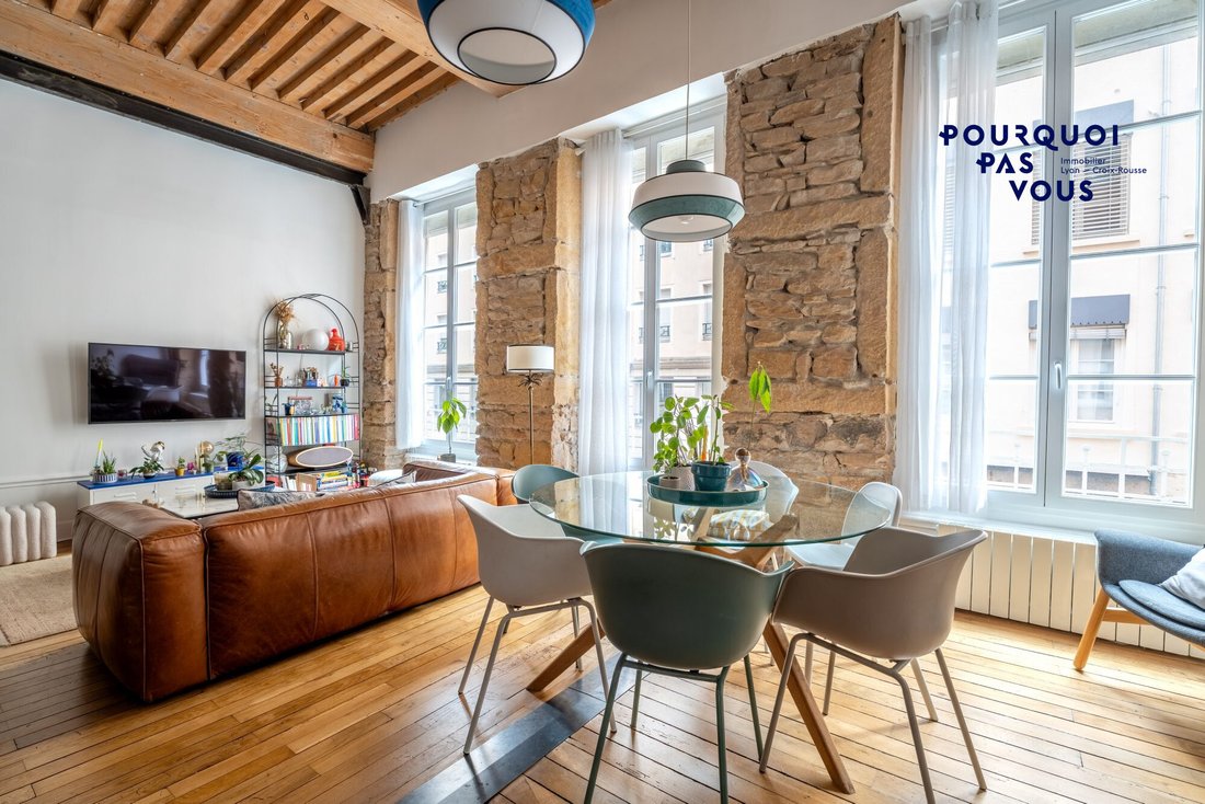 Appartement à Croix Rousse-Gros Caillou, Lyon 4e Arrondissement, Lyon 3 - 18229278