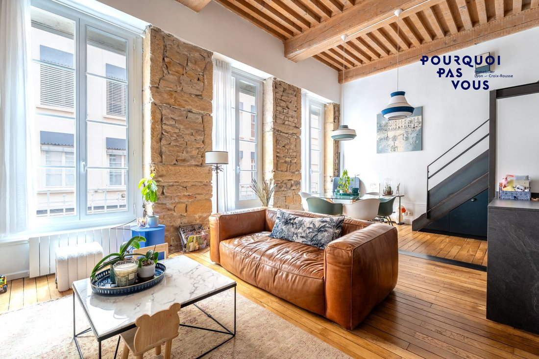 Appartement à Croix Rousse-Gros Caillou, Lyon 4e Arrondissement, Lyon 1 - 18229278