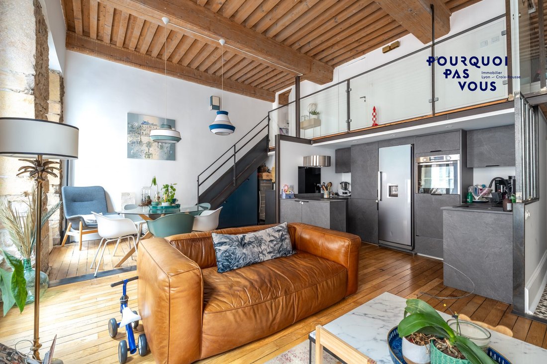 Appartement à Croix Rousse-Gros Caillou, Lyon 4e Arrondissement, Lyon 2 - 18229278