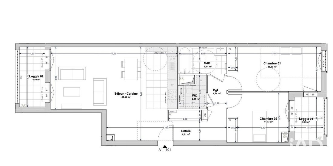 Apartment in Le Genette, La Rochelle, France 2 - 18246600