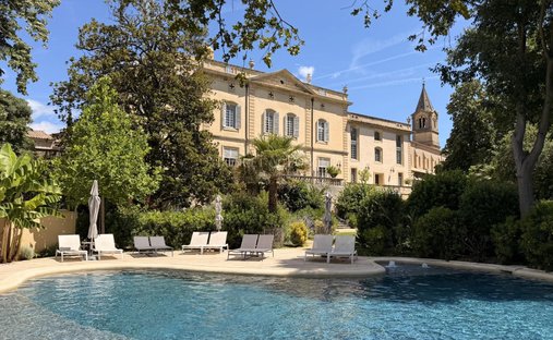 Castle in Uzès, Occitania, France 1