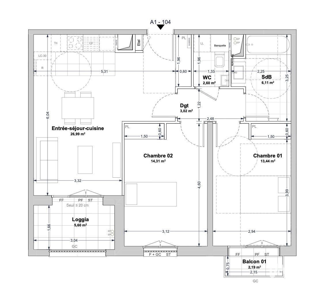 Apartment in Le Genette, La Rochelle, France 2 - 18246605