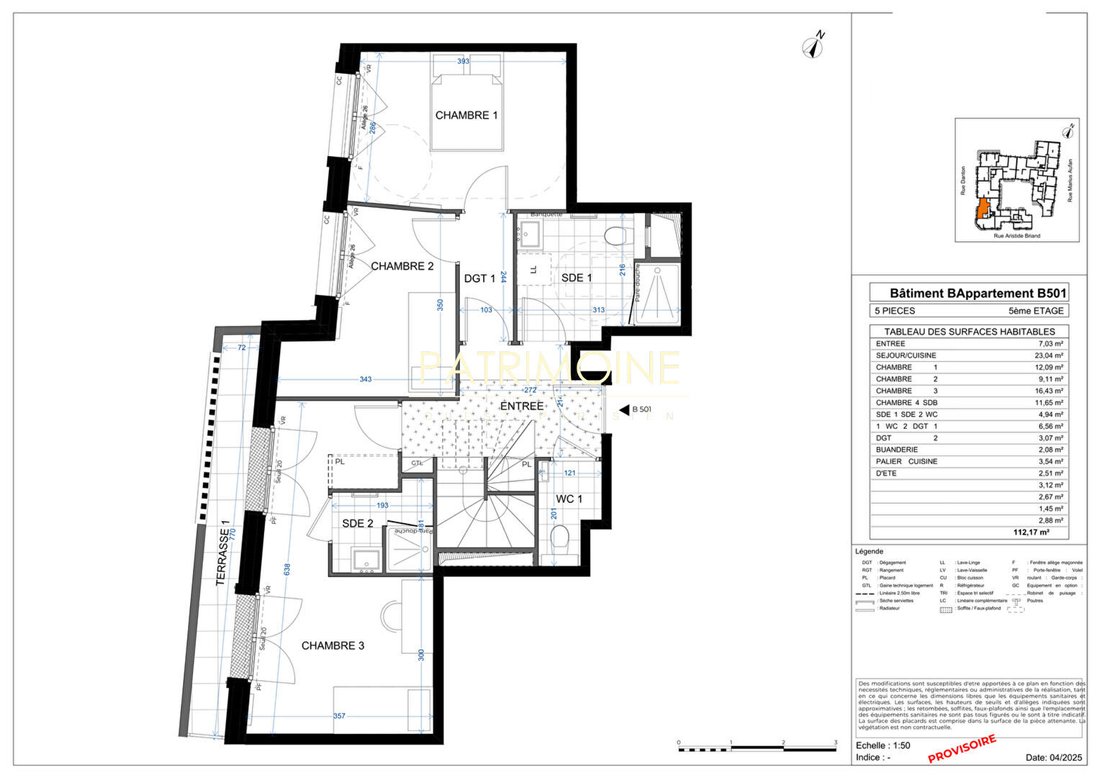 Apartment in Villiers-Danton, Levallois-Perret, France 4 - 18256150