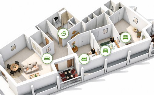 Apartment in Hauts d'Asnières-Métro, Asnières-sur-Seine, France 1