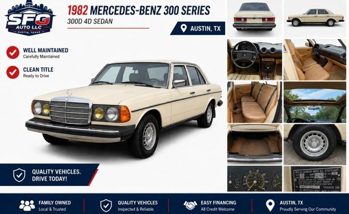 1982 Mercedes-Benz 300 Series 300D 4D Sedan in Austin, TX, United States 1