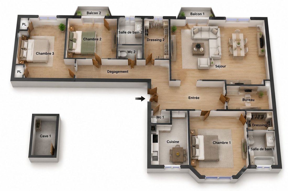 Apartment in Odéon, Paris 6e Arrondissement, Paris 1 - 18261408