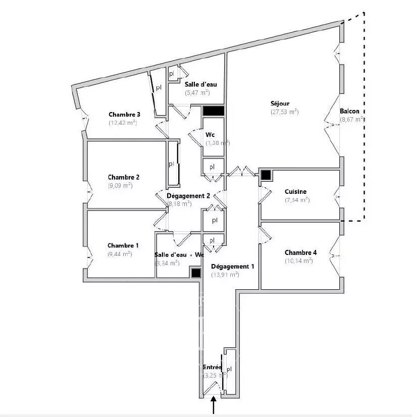 Appartement à Rueil sur Seine - Plaine - Gare, Rueil-Malmaison, France 5 - 18260153