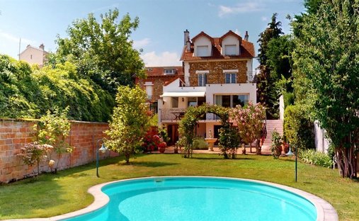 House in Jardin Parisien, Clamart, France 1