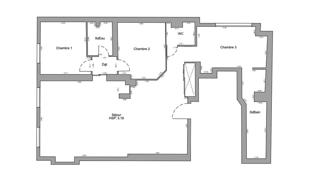 Apartment in Batignolles-Cardinet, Paris 17e Arrondissement, Paris 2 - 18271859