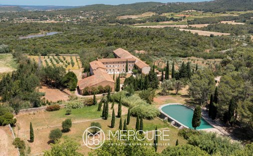 Castle in Thezan-des-Corbieres, Occitania, France 1