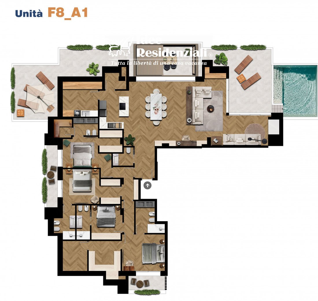 Apartment in Sacra Famiglia - Bandinu, Olbia, Italy 2 - 18275673