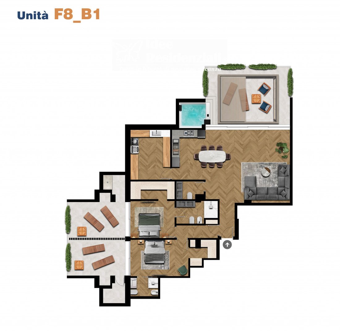 Penthouse à Sacra Famiglia - Bandinu, Olbia, Italie 2 - 18275710