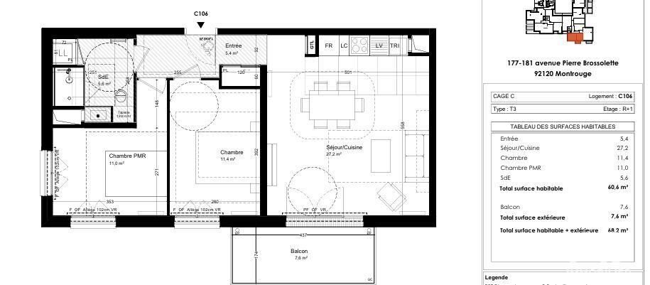 Apartment in Les Pierres Plates, Malakoff, France 5 - 18283534