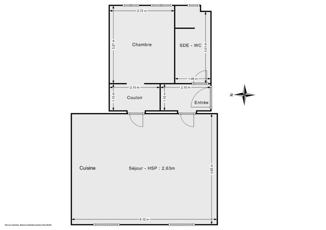 Apartment in Montmartre, Paris 18e Arrondissement, Paris 3 - 18283958
