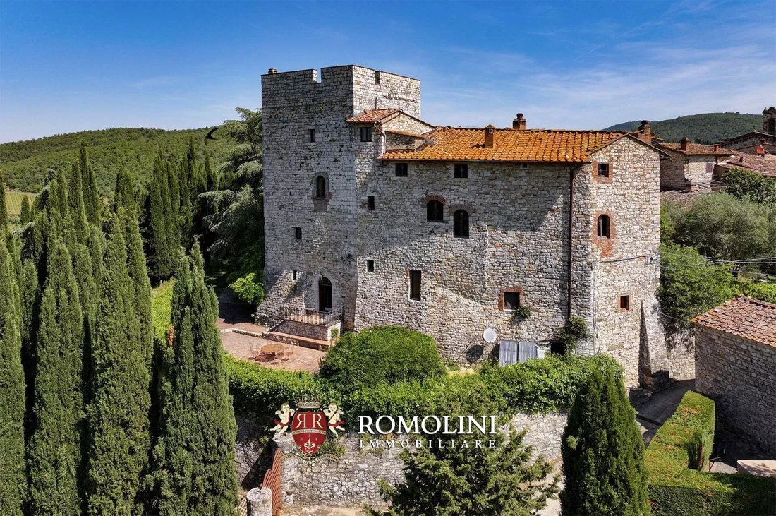 Castle in Gaiole in Chianti, Tuscany, Italy 4 - 15665095