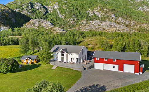 Rancho en Kjerringøy, Nordland, Noruega 1