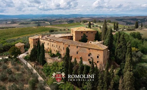 Castle in Montalcino, Tuscany, Italy 1