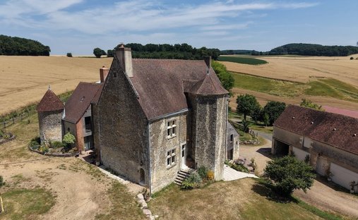 Castle in Ceton, Normandy, France 1