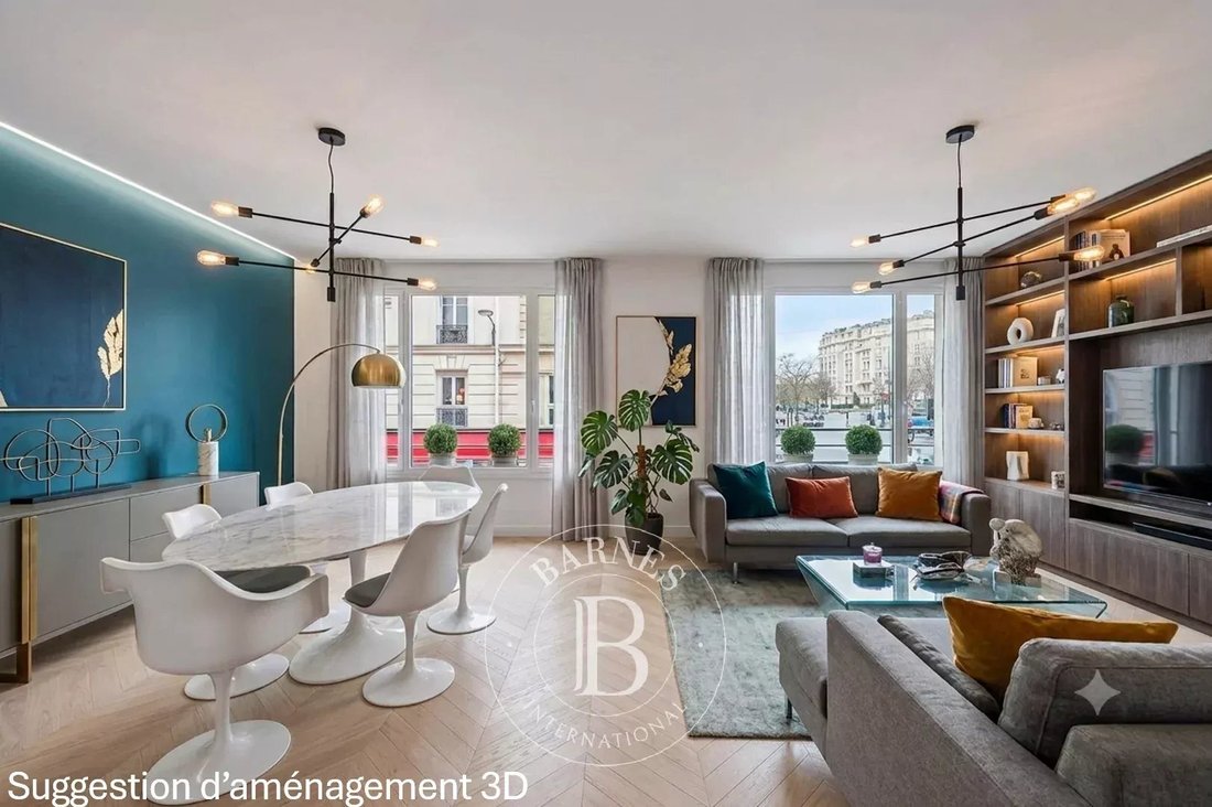 Apartment in Bois de Boulogne, Paris 16e Arrondissement, Paris 1 - 17947484