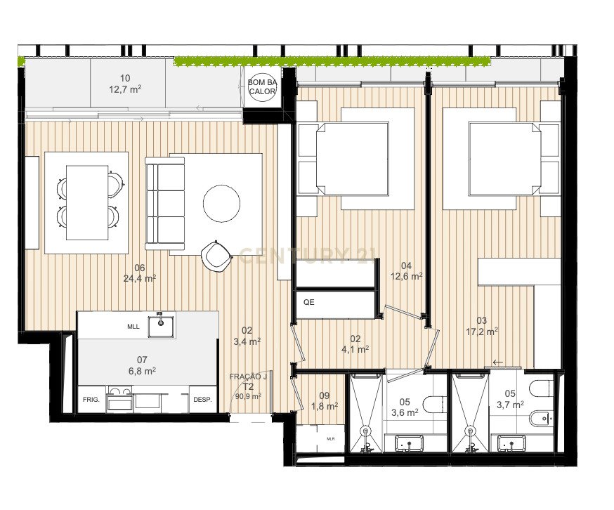 Apartment in Matosinhos e Leca da Palmeira, Porto District, Portugal 4 - 18292447