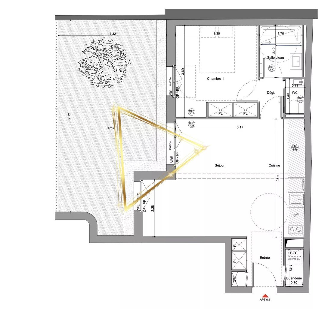 Apartment in Saint Blaise, Paris 20e Arrondissement, Paris 5 - 17530633