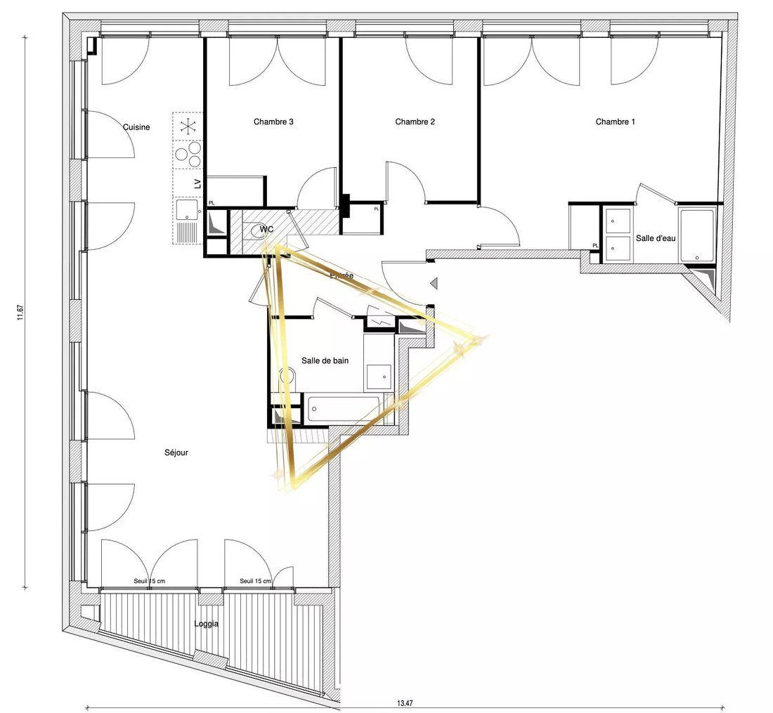 Apartment in Bel-Air Nord, Paris 12e Arrondissement, Paris 5 - 17512261