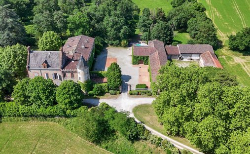 Castle in Caraman, Occitania, France 1