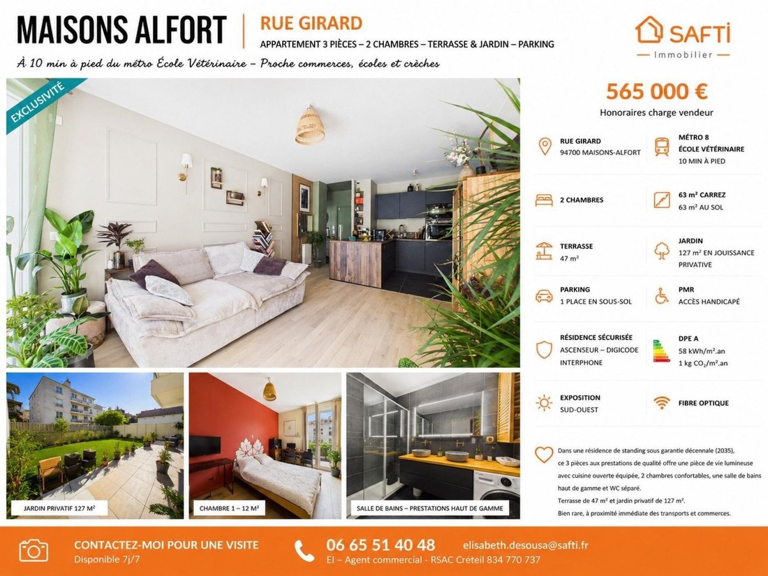 Apartment in Le Centre, Maisons-Alfort, France 1 - 18169382