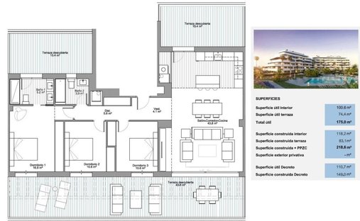 Penthouse in Torremolinos, Andalusia, Spain 1