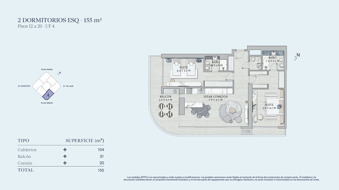 Apartment in Punta del Este, Maldonado Department, Uruguay 2 - 15481622