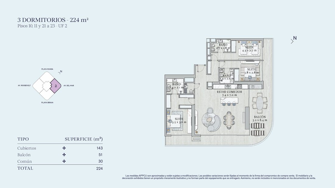Apartment in Punta del Este, Maldonado Department, Uruguay 2 - 15501227