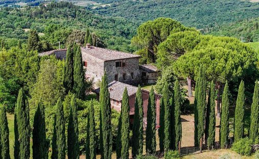 Landhaus in Gaiole in Chianti, Toskana, Italien 1