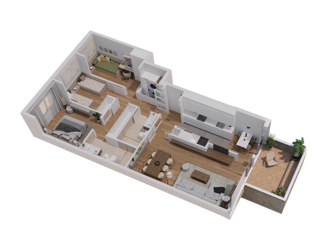 Apartment in Castelldefels, Catalonia, Spain 5 - 18312741