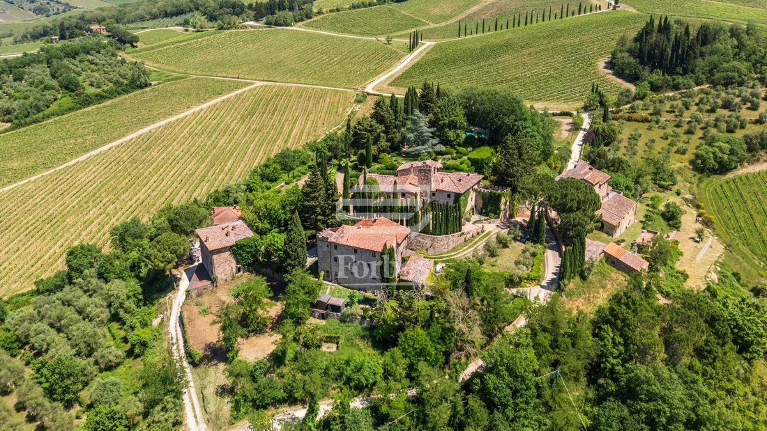Castle in Montefioralle, Greve in Chianti, Tuscany 4 - 18317109