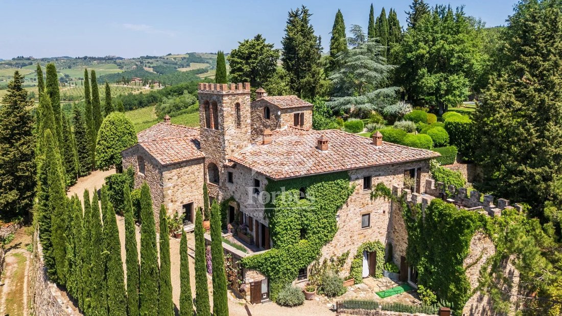 Castle in Montefioralle, Greve in Chianti, Tuscany 1 - 18317109
