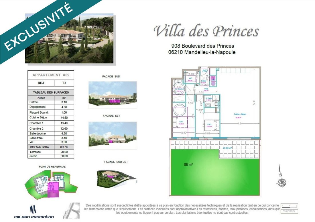 Apartment in Le Grand Duc-Minelle, Mandelieu-la-Napoule, France 2 - 18317619