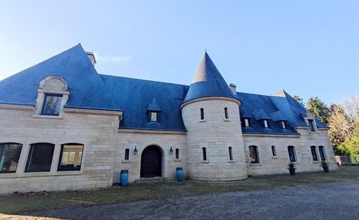 Castle in Quimper, Brittany, France 1