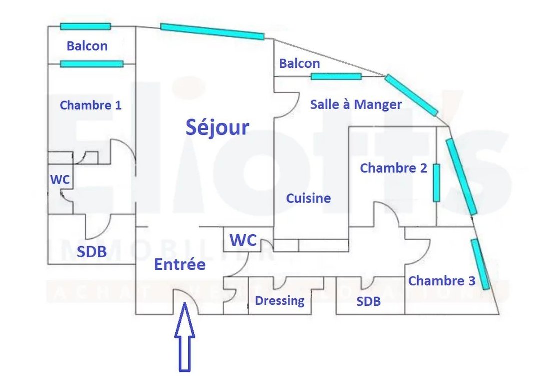 Apartment in Olympiades-Choisy, Paris 13e Arrondissement, Paris 1 - 18319686