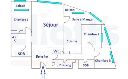 Apartment in Olympiades-Choisy, Paris 13e Arrondissement, Paris 1
