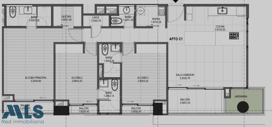 Apartment in Medellín, Antioquia, Colombia 1 - 18327593