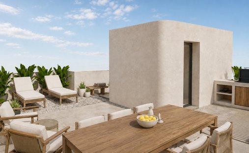 Land in Palma, Balearische Inseln, Spanien 1