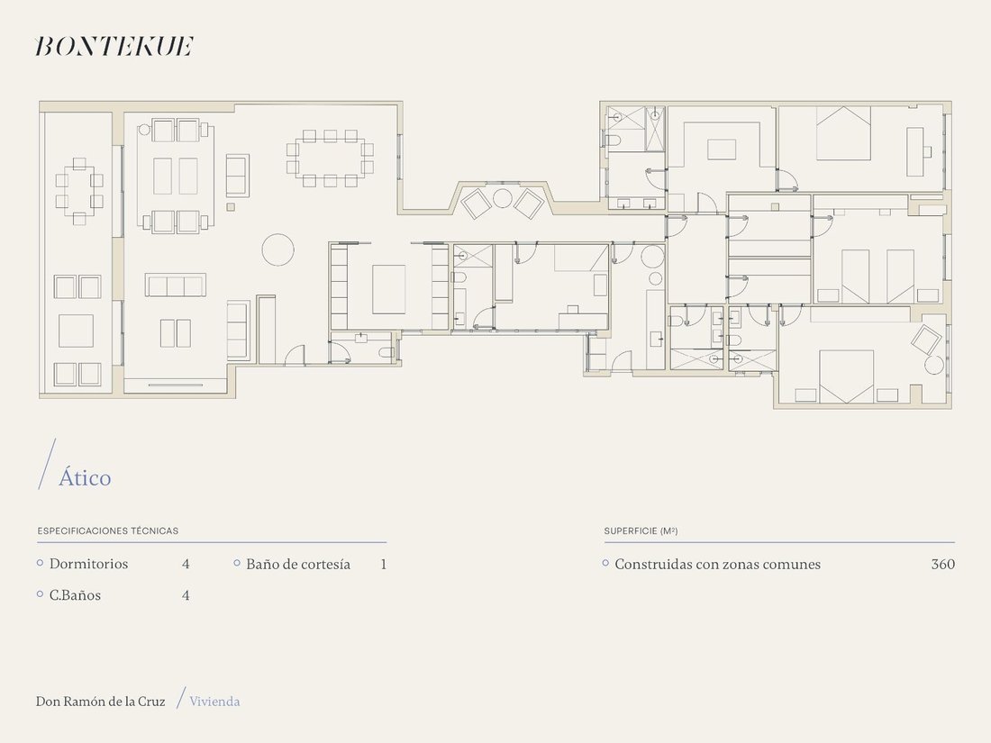 Penthouse in Barrio Salamanca, Madrid, Spain 5 - 18330100