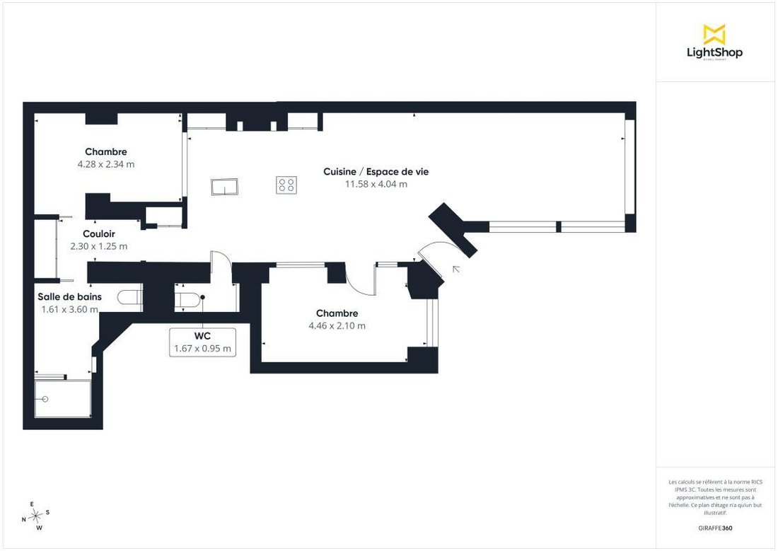 Apartment in Porte Saint Denis-Paradis, Paris 10e Arrondissement, Paris 3 - 18339679
